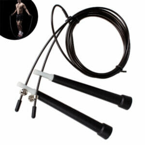 2pcs-black-ultra-speed-cable-wire-skipping-skip-adjustable-jump-ropes-crossfit-2-8m-s5q