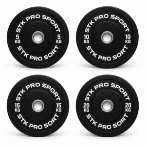 צלחת משקולת באמפר אולימפית מקצועיות STK PRO שחור 2.5-25 ק"ג