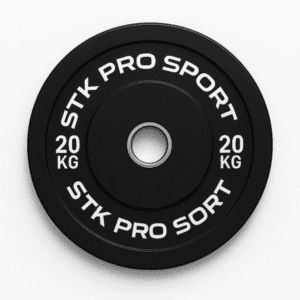 צלחת משקולת באמפר שחורה Bumper - באמפר 20 ק"ג